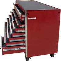 Industrial Tool Cart, 12 Drawers, 56" W x 24-1/2" D x 38-1/8" H, Red Auto Electric Service Ltd.