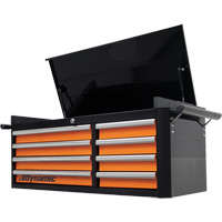 Coffre sup&eacute;rieur, 42" la, 8 tiroirs, Noir/Orange Auto Electric Service Ltd.