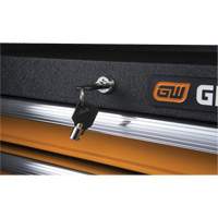 Coffre &agrave; outils de s&eacute;rie GSX, 26" la, 4 tiroirs, Noir/Orange Auto Electric Service Ltd.