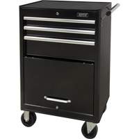 Industrial Tool Cart, 3 Drawers, 29-4/5" W x 21-1/5" D x 38-4/5" H, Black Auto Electric Service Ltd.
