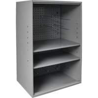 Abrasive Storage Cabinet with Pegboard, Steel, 19-7/8" x 14-1/4" x 32-3/4", Grey Auto Electric Service Ltd.