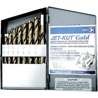 GF21R Jet-Kut&reg; Gold Super Premium Drill Bit Set, 21 Pieces, Steel Auto Electric Service Ltd.