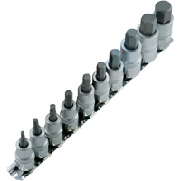 HSW3812-10M Metric Bit Socket Set, Hex, 1/2"/3/8" Drive, 10 Pcs Auto Electric Service Ltd.