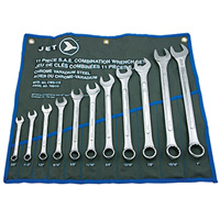 11-Piece SAE Raised Panel Combination Wrench Set, Combination, 11 Pieces, Imperial Auto Electric Service Ltd.