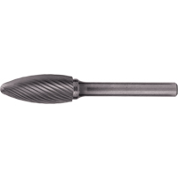 Solid Carbide Burrs - Flame Shaped, 1/8" Dia., 1/8" Shank Auto Electric Service Ltd.