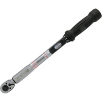 Heavy-Duty Slim Head Torque Wrench, Click, 3/8" Square Drive, 10 - 80 ft-lbs. Auto Electric Service Ltd.