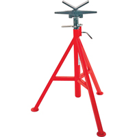 V Head High Pipe Stand #VJ-99, 71-132 cm Height Adjustment, 12" Max. Pipe Capacity, 2500 lbs. Max. Weight Capacity Auto Electric Service Ltd.