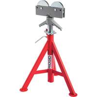 Roller Head Low Pipe Stand #RJ-98, 59-104 cm Height Adjustment, 12" Max. Pipe Capacity, 1000 lbs. Max. Weight Capacity Auto Electric Service Ltd.