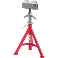 Roller Head Low Pipe Stand #RJ-98, 59-104 cm Height Adjustment, 12" Max. Pipe Capacity, 1000 lbs. Max. Weight Capacity Auto Electric Service Ltd.