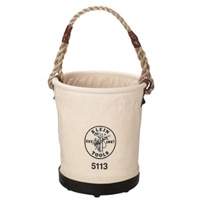 Tapered-Wall Bucket, Canvas, 1 Pockets, Black/Natural Auto Electric Service Ltd.