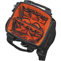 Tradesman Pro Tool Tote, Ballistic Nylon, 40 Pockets, Black/Orange Auto Electric Service Ltd.