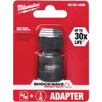 Shockwave Impact Driver Square to Hex Socket Adapter, Impact, 1/4" Drive, 3/8" Socket, 1.875" L Auto Electric Service Ltd.