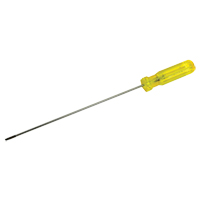 Electrician's Slotted Screwdriver, 1/8" Tip, Round, 11-1/2" L, Plastic Handle Auto Electric Service Ltd.