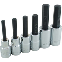 Hex Head Socket Set, Hex, 1/2" Drive, 6 Pcs Auto Electric Service Ltd.