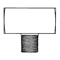 Jonction En T&eacute; M&acirc;le, Laiton, 1/8" Auto Electric Service Ltd.