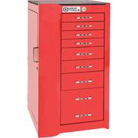 Pro+ Left Side Rider Tool Cabinet, 8 Drawers, 19" W x 19" D x 36-1/2" H, Red Auto Electric Service Ltd.