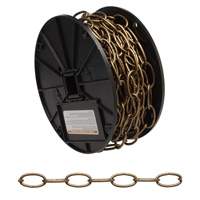 Decorator Chain, Carbon Steel, #10 x 60' (18.3 m) L, 35 lbs. (0.0175 tons) Load Capacity Auto Electric Service Ltd.