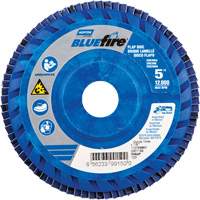 BlueFire R884P Coarse Grit Flap Disc, 5" x 7/8", Type 27, 60 Grit, Zirconia Alumina Auto Electric Service Ltd.
