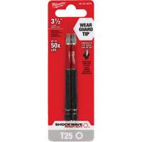 Embout de tournevis Shockwave Impact Duty, Torx, Embout T-25, Prise 1/4", Longueur 3-1/2" Auto Electric Service Ltd.