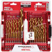 Jeu de forets Shockwave Red Helix, 29 morceaux, Titane Auto Electric Service Ltd.