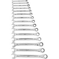 Ratcheting Wrench Set, Combination, 15 Pieces, Metric Auto Electric Service Ltd.