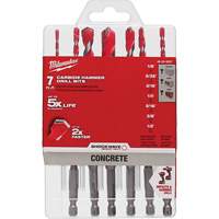 Grand jeu de forets pour perceuse &agrave; percussion Shockwave, 7 morceaux, Carbure Auto Electric Service Ltd.