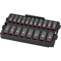 Shockwave Impact Duty Packout Socket Set, 19 Pcs, Impact, 3/8" Drive Size, Deep Auto Electric Service Ltd.