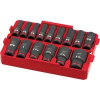 Shockwave Impact Duty Packout SAE Socket Set, 15 Pcs, Impact, 1/2" Drive Size, Deep Auto Electric Service Ltd.