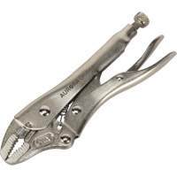 Locking Pliers with Wire Cutter, 5" Length, Curved Jaw Auto Electric Service Ltd.