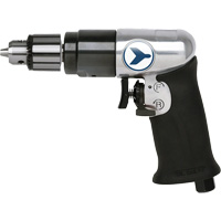 AD38VSRK Variable Speed Air Drill, 6 CFM, 1/4" NPT, 82 dBA, 3/8" Chuck, Keyed Auto Electric Service Ltd.