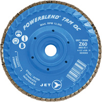 Disque &agrave; feuillets PowerBlend TRM QC ajustable, 4-1/2" x 5/8"-11, Type 27, Grain Z60, Alumine de zirconium Auto Electric Service Ltd.