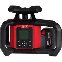 M18 Red Exterior Dual Slope Rotary Laser Level Kit with Receiver & Remote, 4000' (1219.2 m) Auto Electric Service Ltd.