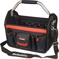 14" Open-Top Tool Carrier, Ballistic Polyester, Black/Red Auto Electric Service Ltd.