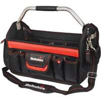 18" Open-Top Tool Carrier, Ballistic Polyester, Black/Red Auto Electric Service Ltd.