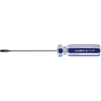 Blue Transparent Striped Slotted Screwdriver, 1/8" Tip, Round, Plastic Handle Auto Electric Service Ltd.