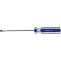 Blue Transparent Striped Slotted Screwdriver, 3/16" Tip, Round, Plastic Handle Auto Electric Service Ltd.