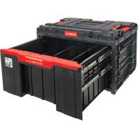 Arx&reg; Single Drawer Toolbox, 11-1/5" W x 18-3/10" D x 9-1/10" H, Black/Red Auto Electric Service Ltd.