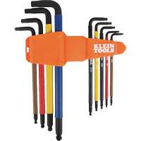 Jeu de cl&eacute; hex de style L extra longues et chromocod&eacute;es avec support, 9 mcx, Imp&eacute;rial Auto Electric Service Ltd.