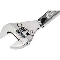 Adjustable Ratcheting Flex Wrench, 8" L, 2-27/50" Max Width, Chrome/Polished Auto Electric Service Ltd.