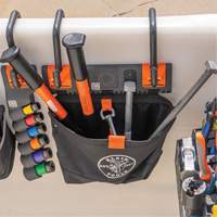 Bucket Work CentreS-Hook Hardware Pouch Module, Nylon, 1 Pockets, Black/Orange Auto Electric Service Ltd.