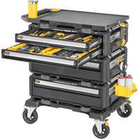 Poste de travail modulaire 5-en-1 TOUGHSYSTEM 2.0 DXL, 34" x 25-4/5" x 39", Noir/Jaune Auto Electric Service Ltd.