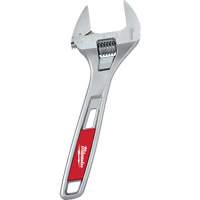 Wide Jaw Adjustable Wrench, 8" L, Chrome Auto Electric Service Ltd.