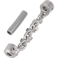 Chaîne de nettoyage de tuyaux de 1-1/4" - 1-1/2" pour c&acirc;ble de serpent &agrave; chaîne de 1/4" Auto Electric Service Ltd.