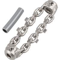 Chaîne de nettoyage de tuyaux de 2" pour c&acirc;ble de serpent &agrave; chaîne de 1/4" Auto Electric Service Ltd.