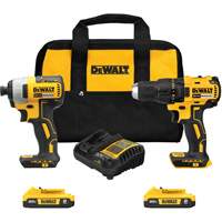Drill & Impact Driver Combo Kit, Lithium-Ion, 20 V Auto Electric Service Ltd.