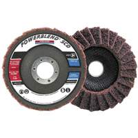 Disque &agrave; lamelles incurv&eacute; pour traitement de surface POWERBLEND SCD, 5" x 7/8", Type 29, Grain Moyen Auto Electric Service Ltd.