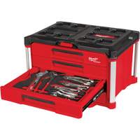 64-Piece Hand Tool Set with PACKOUT 4 Drawer Tool Box, 16-3/10" x 22-1/5" x 14-3/10", Black/Red Auto Electric Service Ltd.