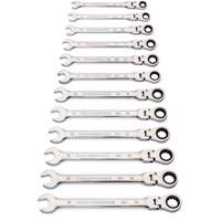 90-Tooth 12 Point Wrench Set, Flex Head/Ratcheting Combination, 12 Pieces, Metric Auto Electric Service Ltd.
