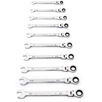 90-Tooth 12 Point SAE Wrench Set, Flex Head/Ratcheting Combination, 10 Pieces, Imperial Auto Electric Service Ltd.
