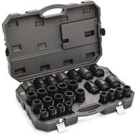 6 Point Metric Socket Set, 28 Pcs, Impact, 3/4" Drive Size, Deep Auto Electric Service Ltd.